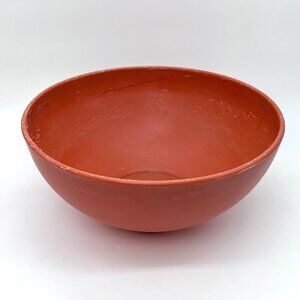 Vintage Melamine Mixing Bowl Brick Terra Cotta Franklin China Plastic Kitchen